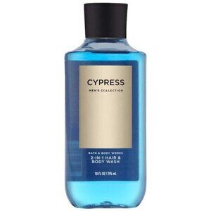 Bath & Body Works CYPRESS FOR MEN 2-in-1 Hair Body Wash Shower Gel 10 oz